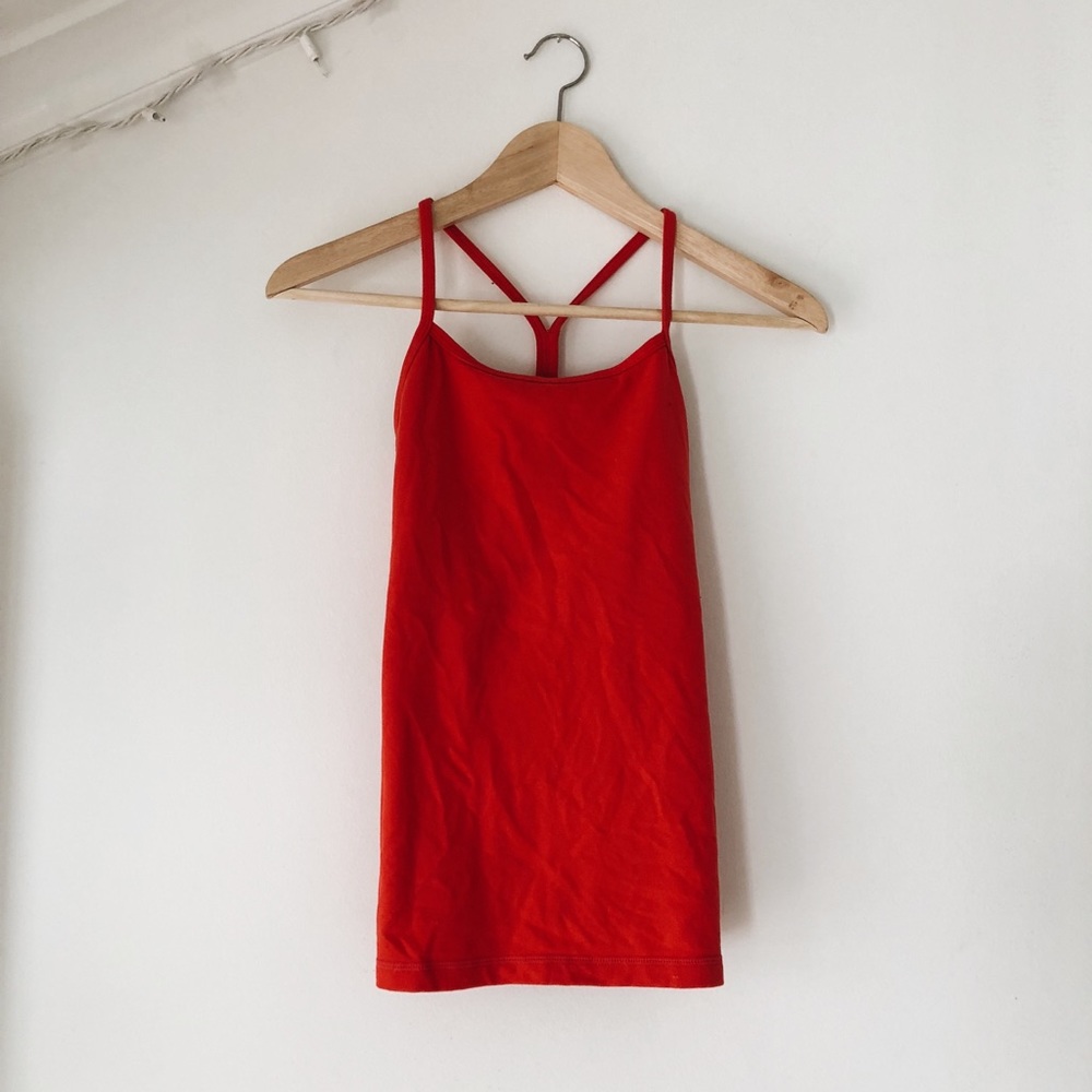 Power Y Tank Luon Red/Orange